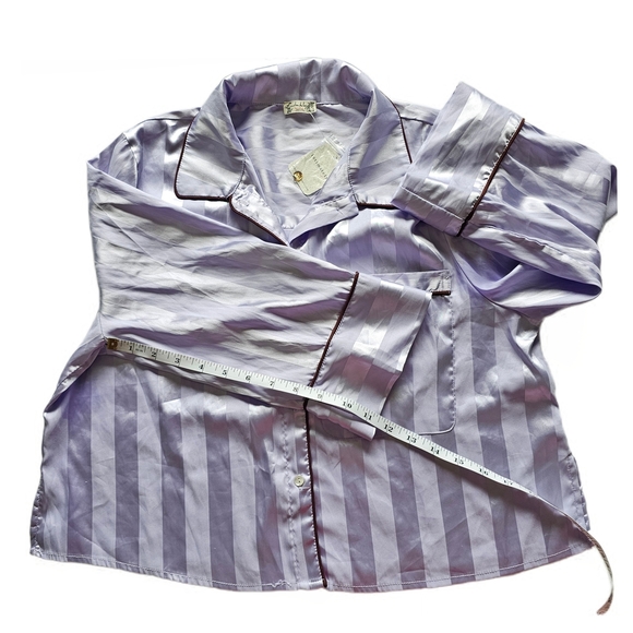 Free People Solid Pillow Talk PJ Top / Violet Frost Women's Size Medium NEW - Picture 10 of 15